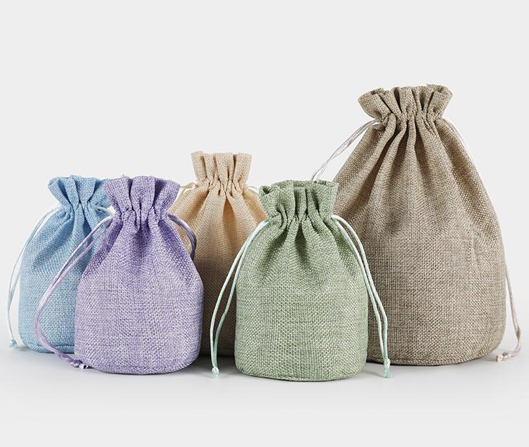 jute bags round base