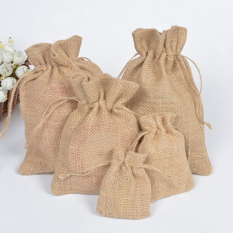 jute drawstring bag