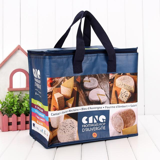 Matte Laminated PP Woven Cooler Bag