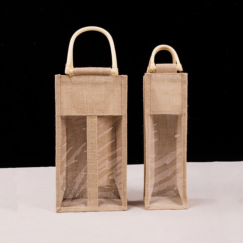 Wine Jute Bags for Bottles