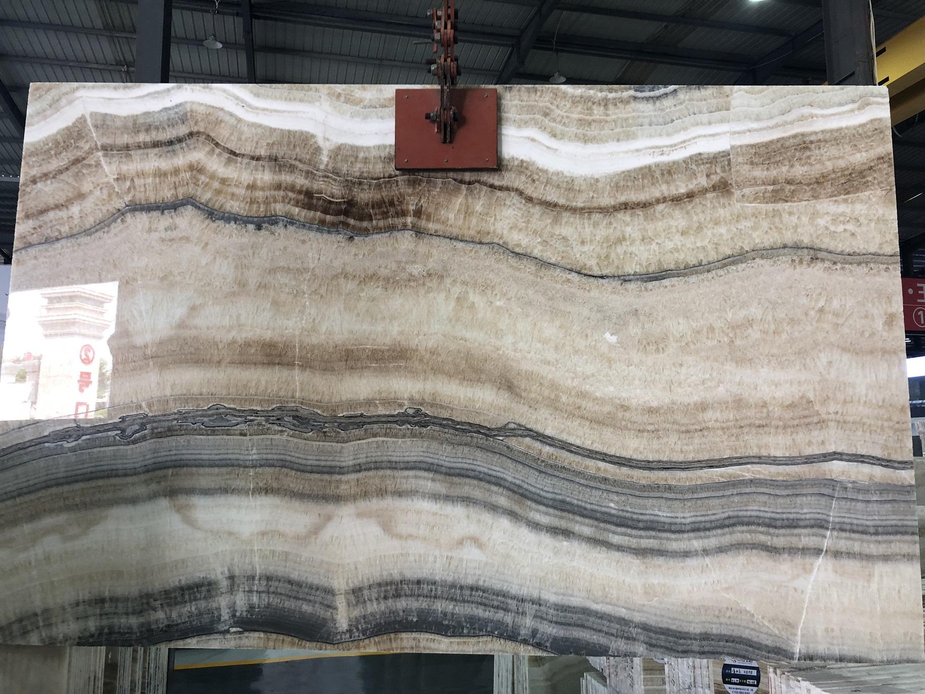 Blue Venato Onyx slab