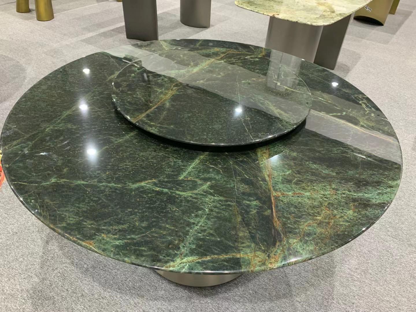 Galaxy Green Marble Dining Table