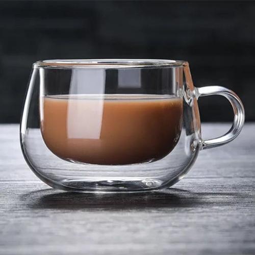 Double Glass Coffee Cup