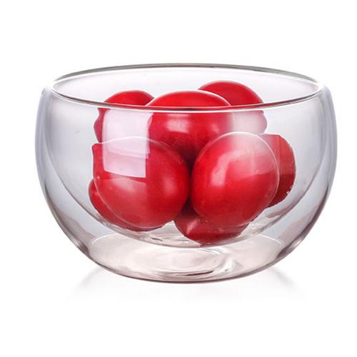 Double Wall Glass Salad Bowl