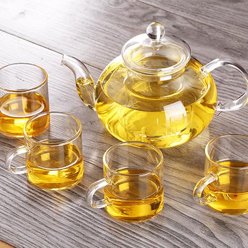 High Borosilicate Glass Teapot With Lid High Handle Teapot High Temperature 150 Degrees