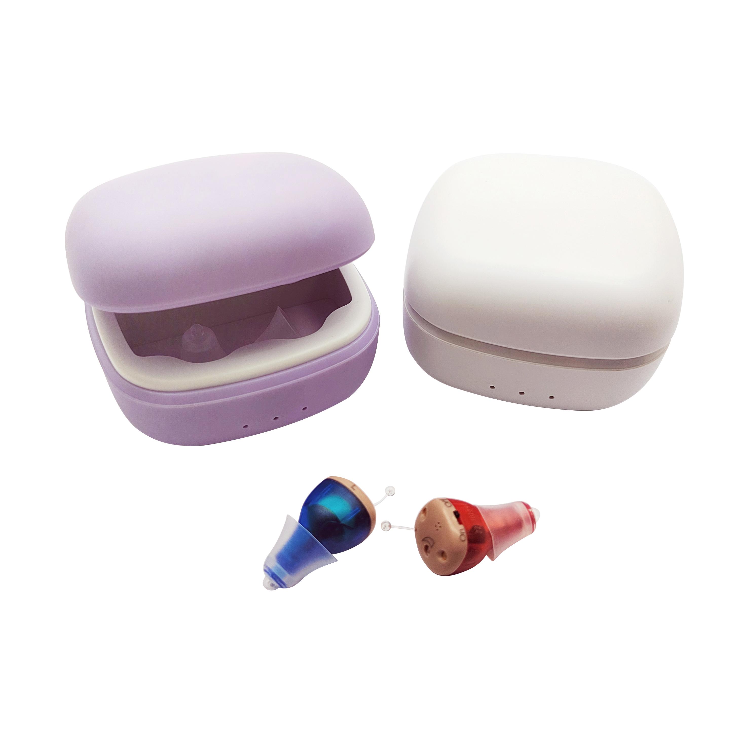 紫色外壳助听器 (4)