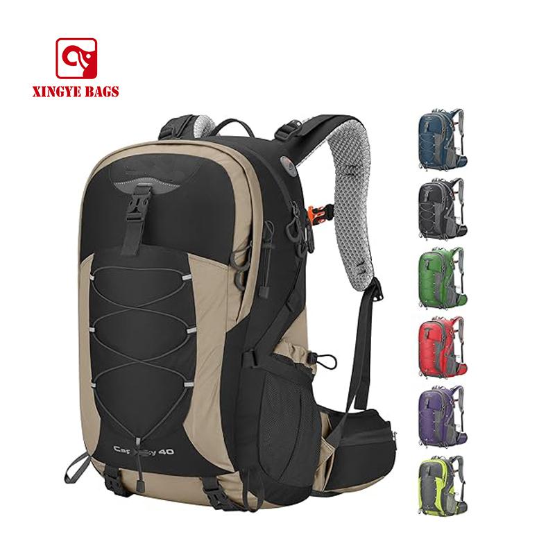 40L Inches outdoor hiking backpack breathable backpack system waterproof and tear resistance OB-0003