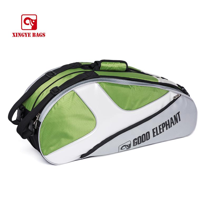 Polyester Waterproof Wear-Resistant Professional Badminton Bag with Aluminum Lining XY-16076