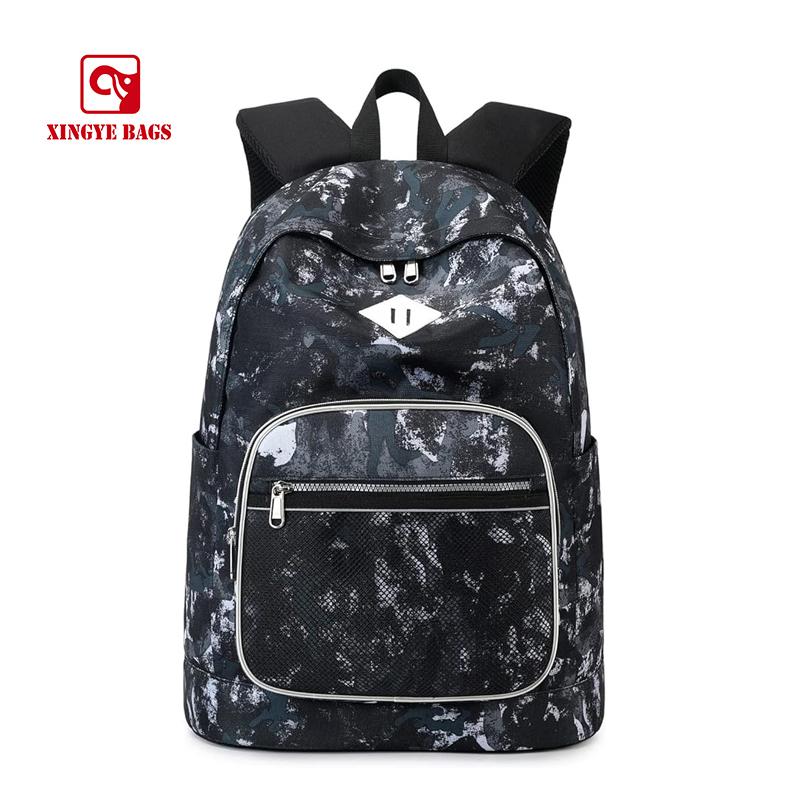 16 inches polyester school book bag cartoon S-shaped strap design breathable backpack SB-0007