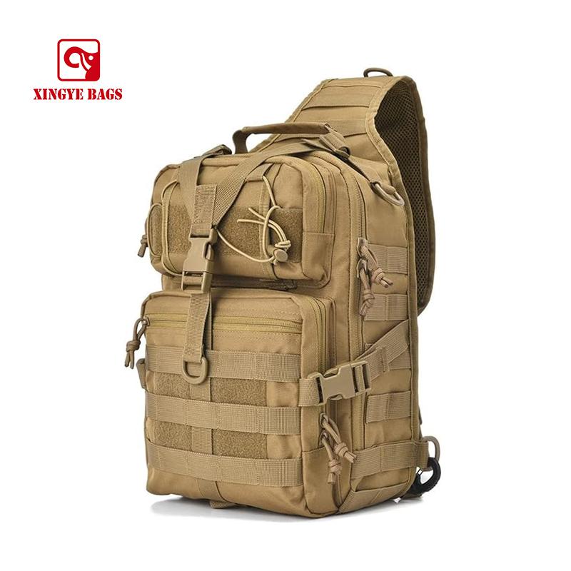 20 inches polyester detachable military backpack with accessories D-Rings Hydration tube clip flag patch bottle bag MB-0028