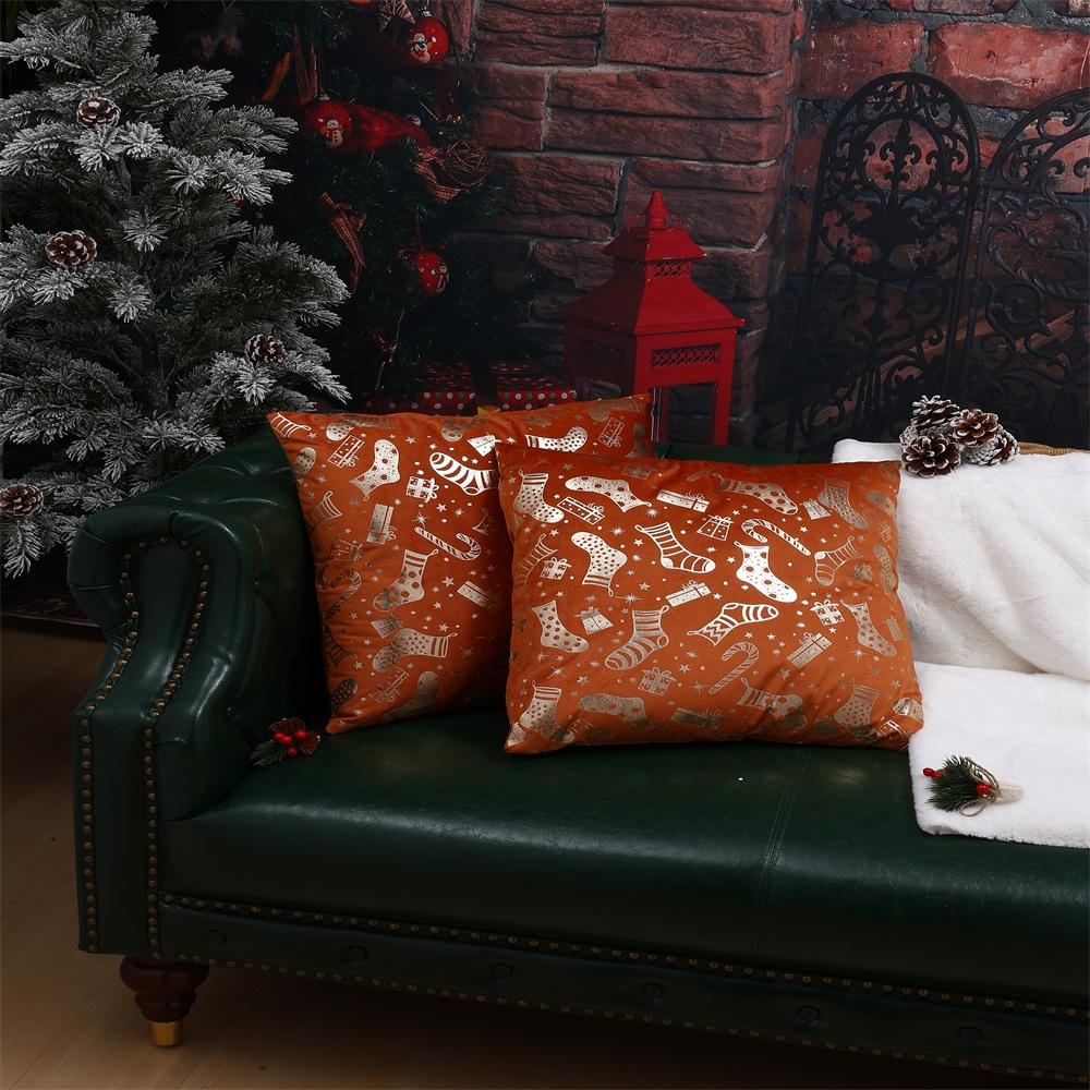 Sock Printed Cushion Cover for Decoration