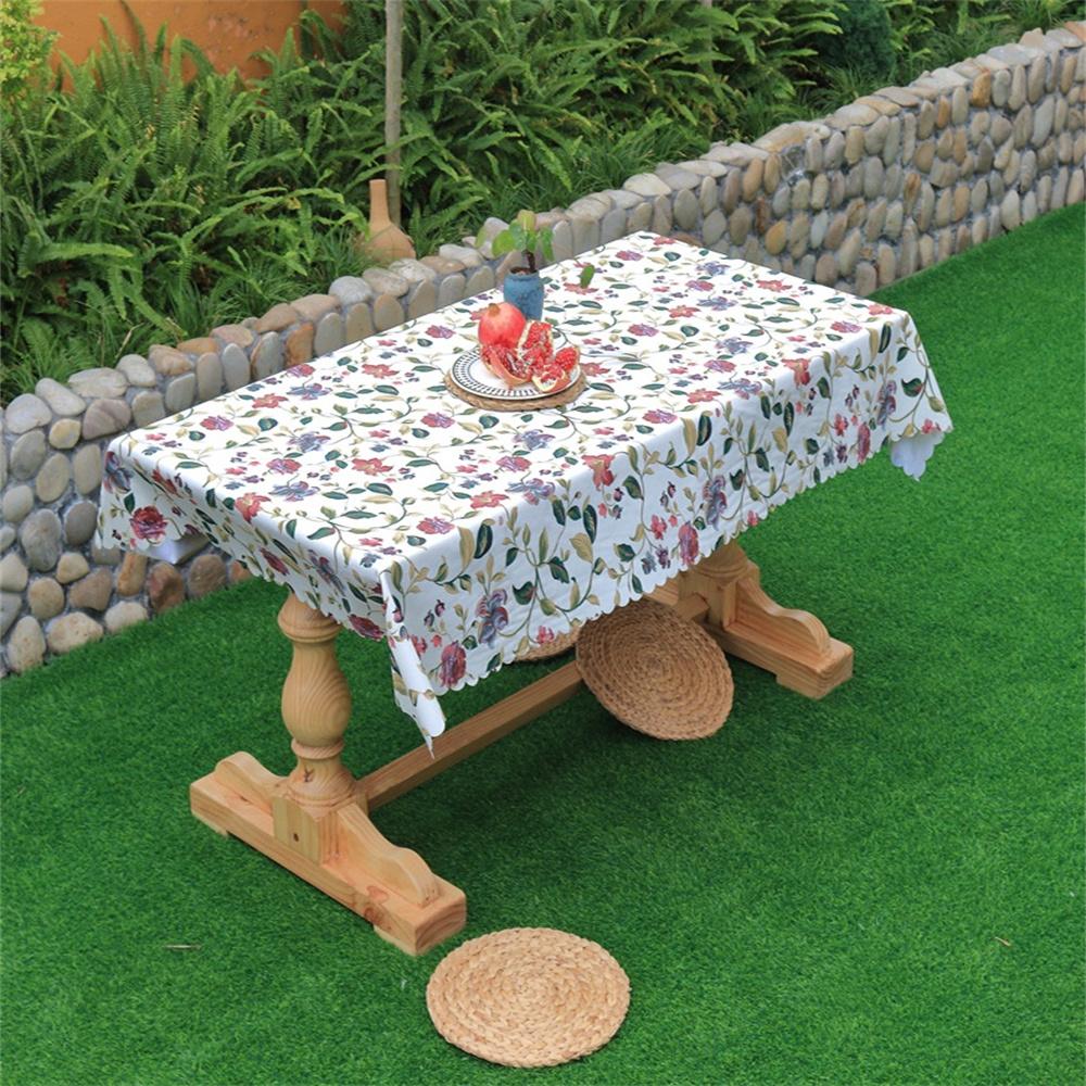 Hawaii modern flower tablecloth table cover for home kitchen holiday