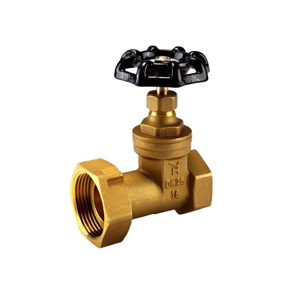 Economical Durable Two-Way Flow Manual Rotary Brass Water Meter Gate Valve