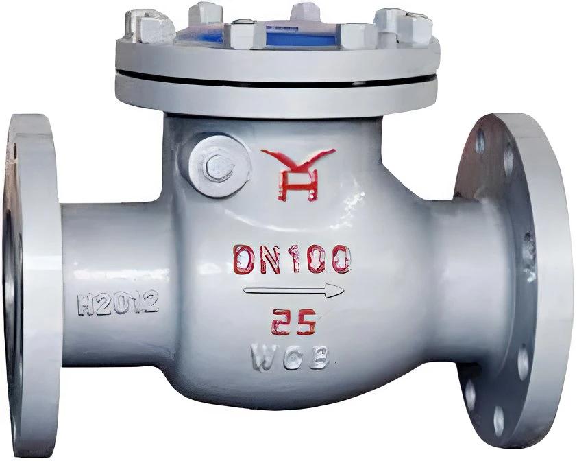 Cast Steel Flange Type Flow Control Water Check Valve Swing Check Valve