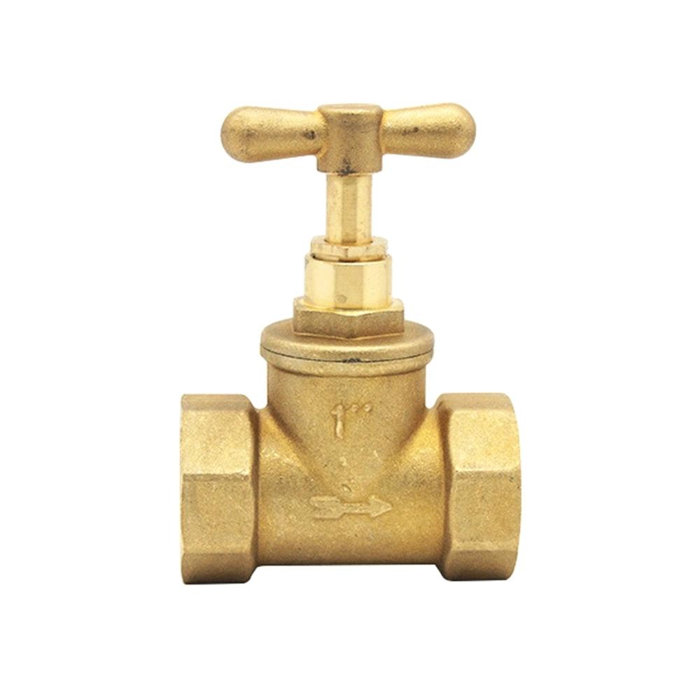 Copper Single-Handle Manual One-Way Brass Globe Valve with Double Internal Threads