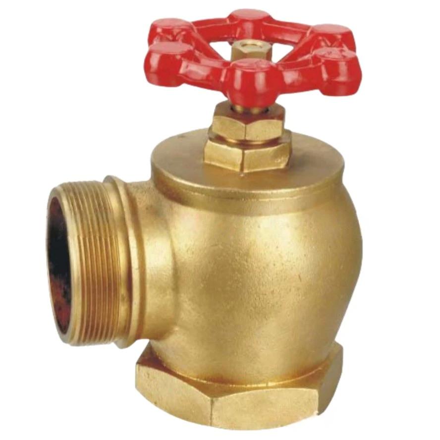 High Quality Natural Brass Angle Fire Hydrant Valve