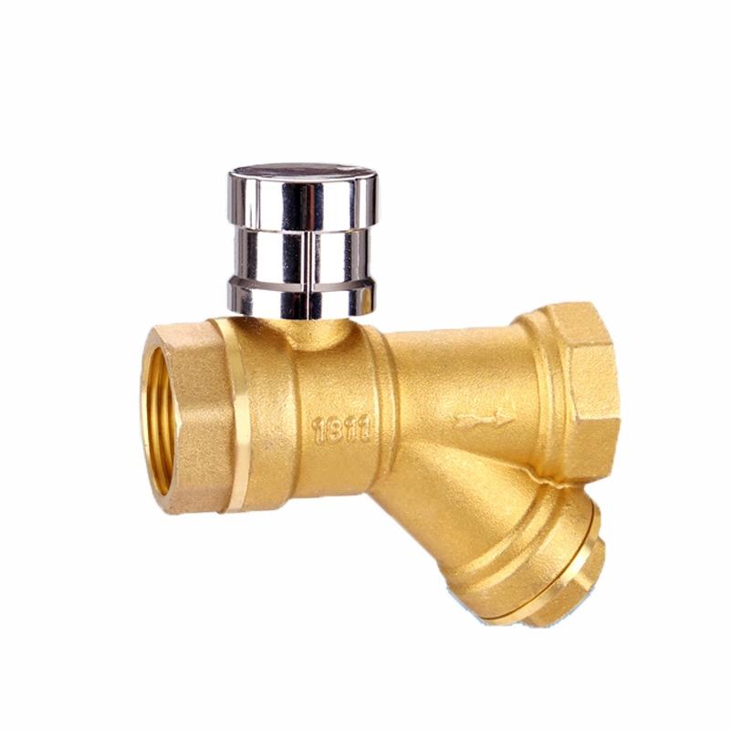 Y Type <a href='https://huhanggroup.net/en/search/Strainer%20Valve.html'>Strainer Valve</a> Female Thread Brass Magnetic Lockable Strainer <a href='https://huhanggroup.net/en/search/Ball%20Valve.html'>Ball Valve</a> (3)