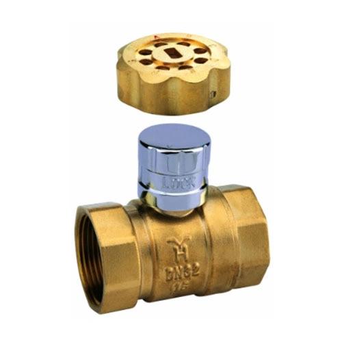 China Professional Supplier Durable Brass Magnetic Locking Ball Valve