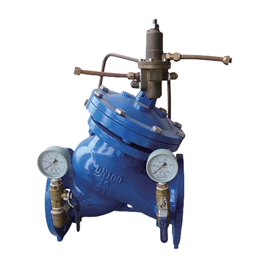 Self-Operated Pressure Difference Control Valve with Check Valve