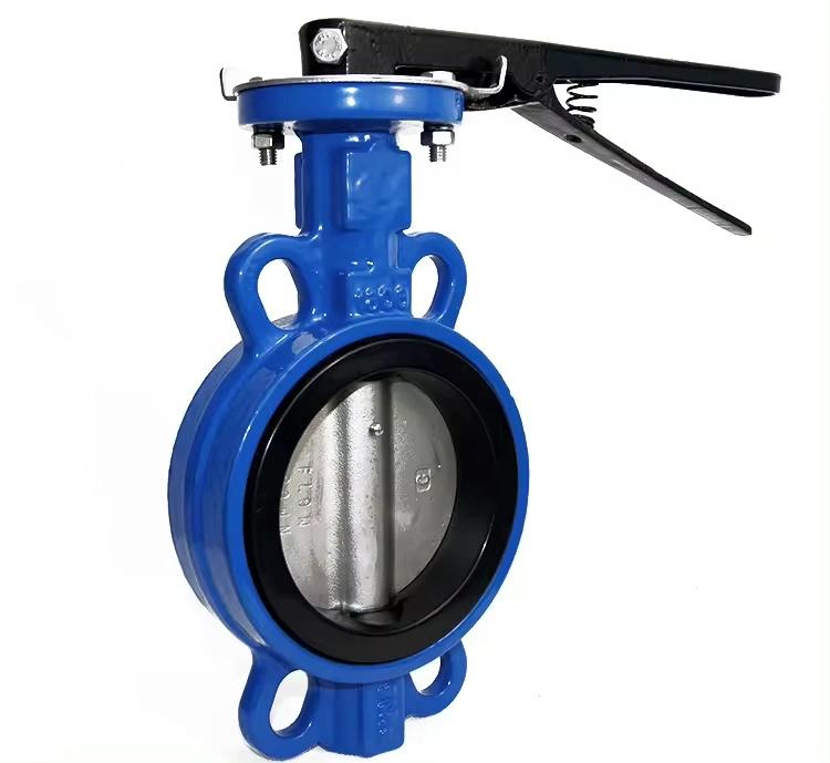 Ductile Cast Iron Control Wafer Lug Butterfly Valves with EPDM PTFE PFA