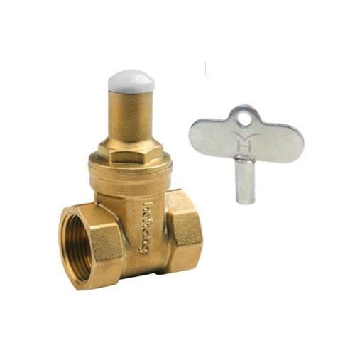 Wholesale Industrial Brassthree-Angle Locked Gate Valve