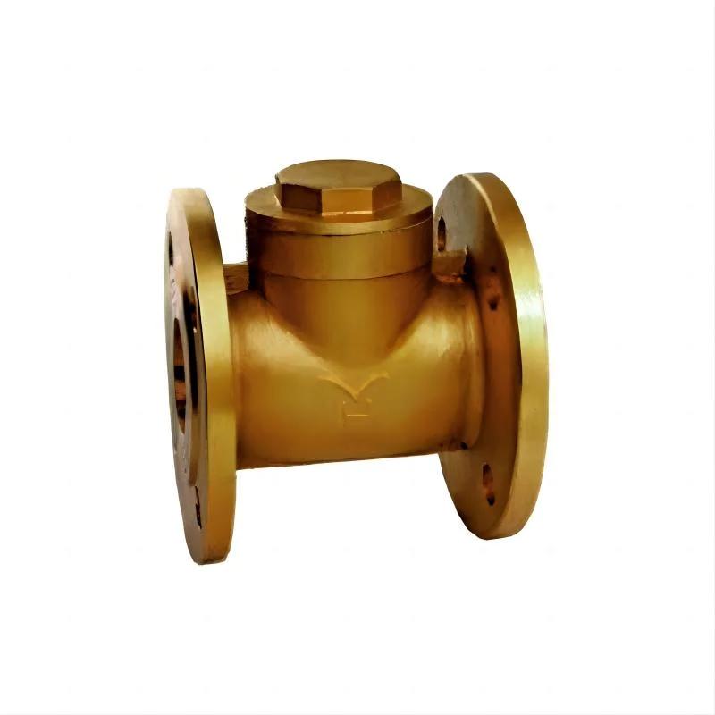 Ha-11060 Factory Outlet Brass Flange Check Valve H44W-16t