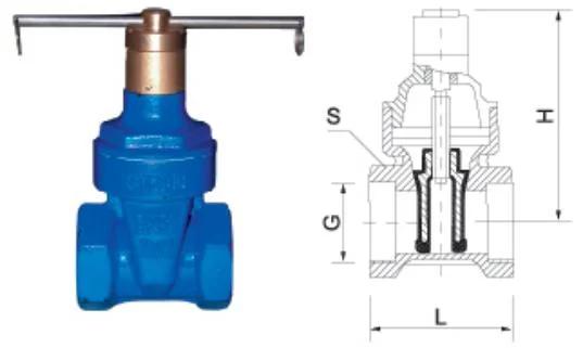 Z15X-10 Threaded Soft Sealing Gate Valve (2)