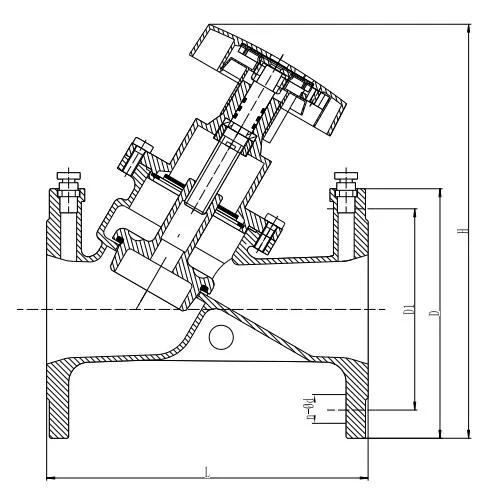 Digital Lock Balance Valve Nodular Self Operated Flow Balancing Valve (5)