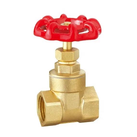 Made in China Shock Resistant Delicate Threaded Brass Gate Valve