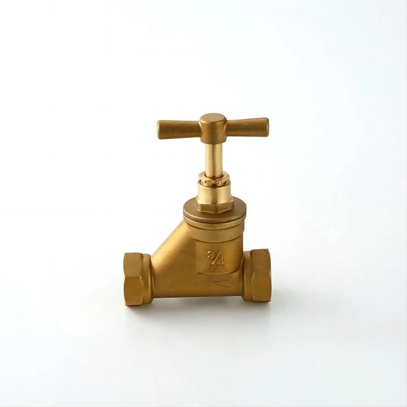 Brass Ferrule Stop Valve English Plug Type Water Stop Valve