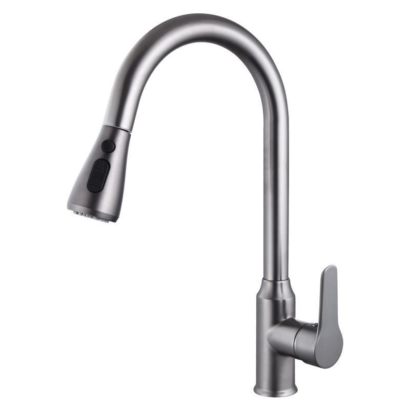 09Double-mode large pagoda pull-out faucet