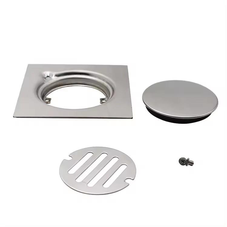 SUS 304 stainless steel bathroom shower concealed tile insert balcony floor drain