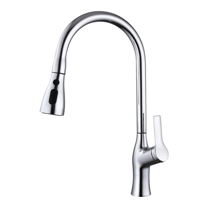 10Three-mode mermaid pull-out faucet