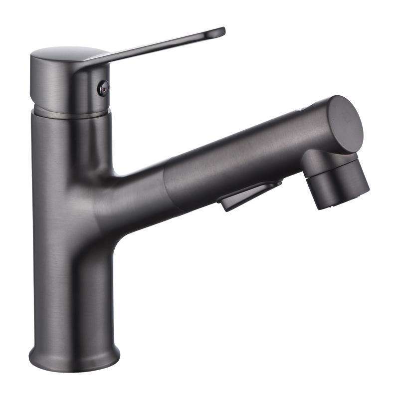 06Tree branch three-mode pull-out basin faucet