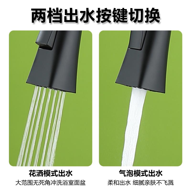 02Dual-mode square pull-out faucet (8)