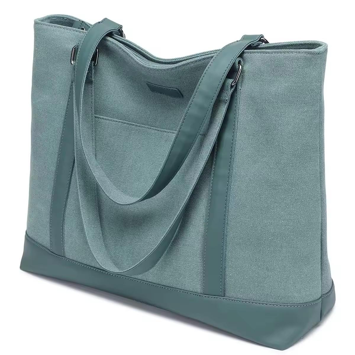 Canvas Laptop Tote Work Bag