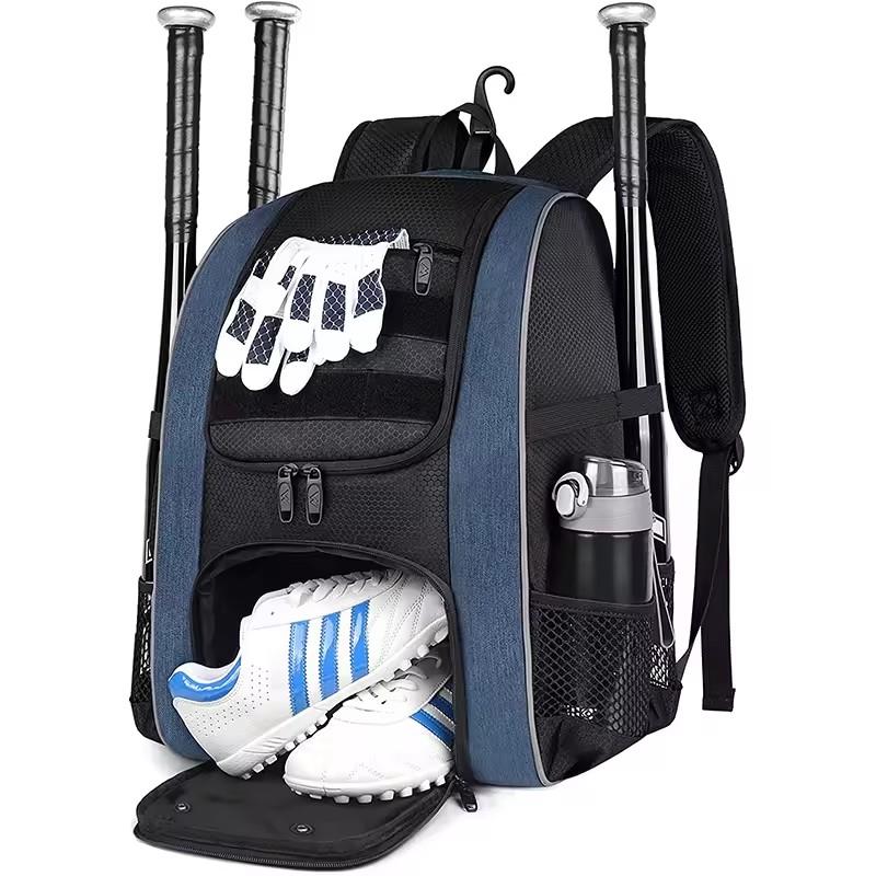 Sports Youth Team Softball Baseball Bat Equipment Backpack Bag