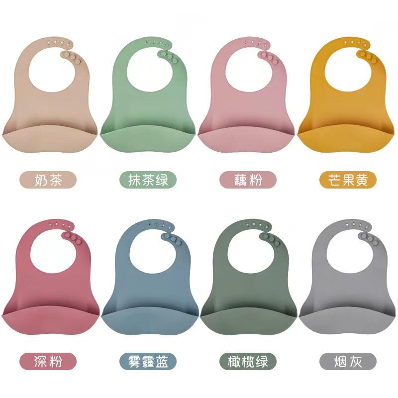 BPA Free Waterproof Silicone Baby Bib