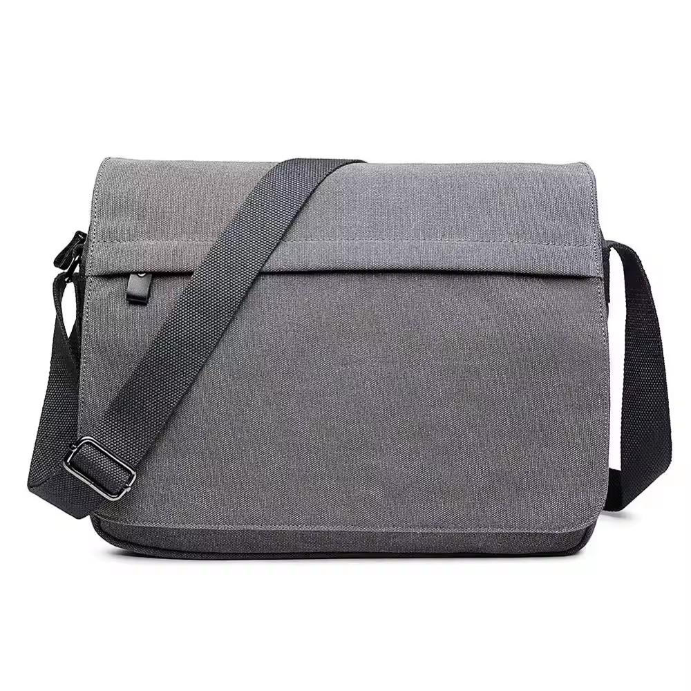 men Sling Bags canvas shoulder Crossbody messenger bag