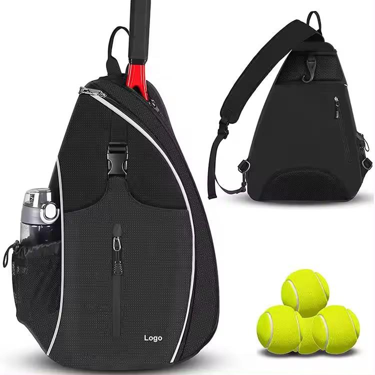 Crossbody Outdoors Sports Backpack Pickleball padel racket bag Tennis Equipment sling bags for men