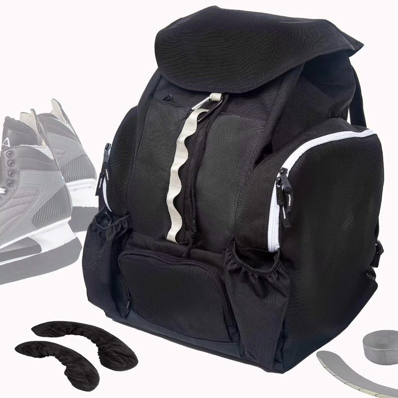 Carry Hockey Equipment Including Skates Waterproof Hockey Backpack