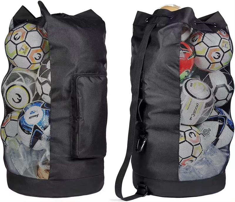 Soccer Mesh Equipment Ball Bag