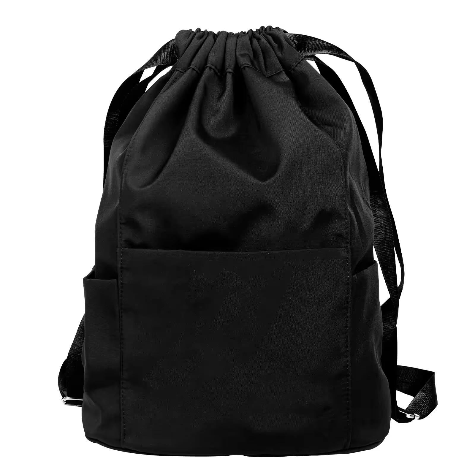 Drawstring String Bag with Shoe Compartment Basketball Sport Backpack