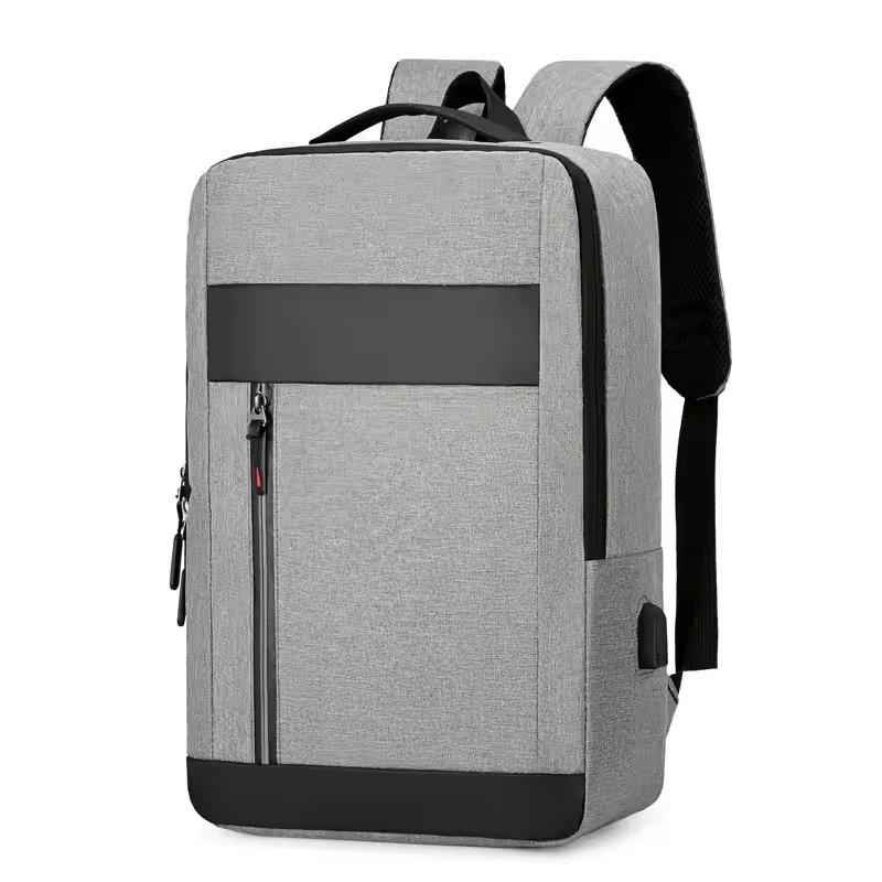 Small Quantity Fashion Cheap Business USB Laptop Backpack Bag