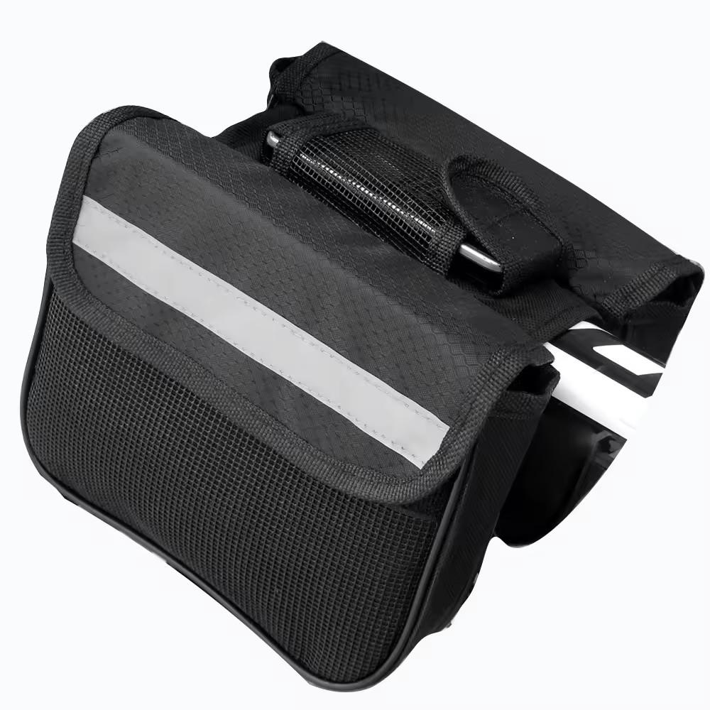 Hot Selling Riding Pouch Bicycle Accessories Mountain Bike Upper Pipe Bag Mobile Phone Bag Portable Bicycle Front Package