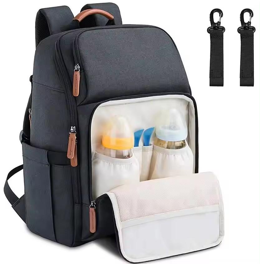 Mochila Customized mummy bag with multi-functional pockets outdoor business diaper bags backpack