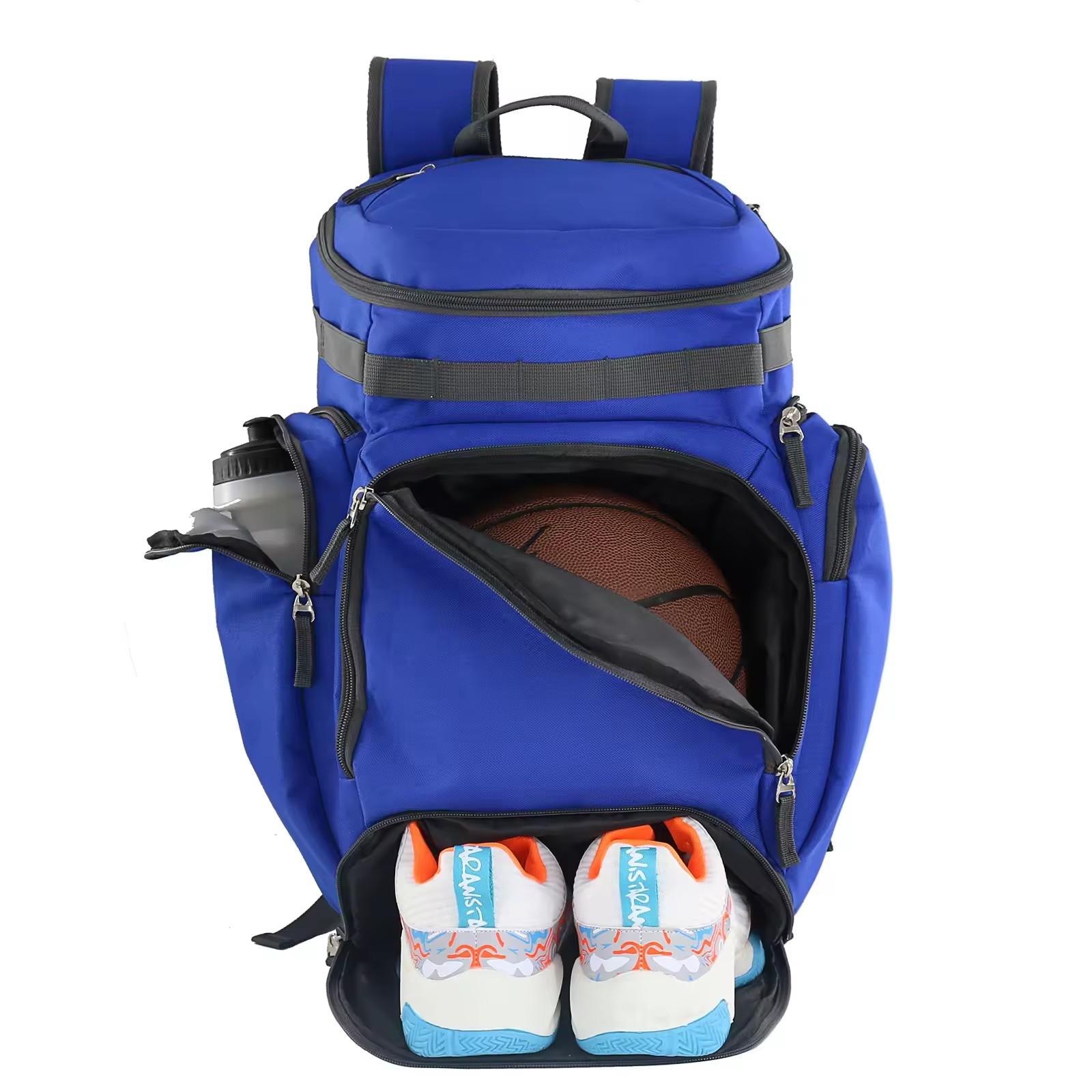 Fitness Basketball Backpack With Shoe Department Baseball Mesh Waterproof Sports Gym Bags With Zipper