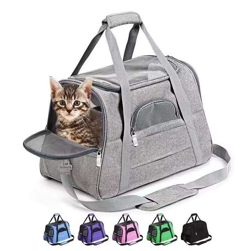 Portable Breathable  Carrier Walking Dogs And Cats Knapsack