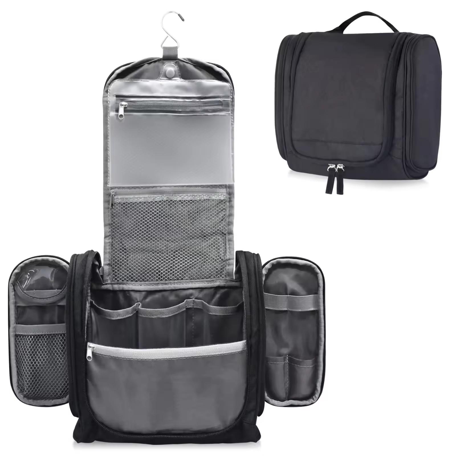 Women and Men hanging organizer toiletry bag