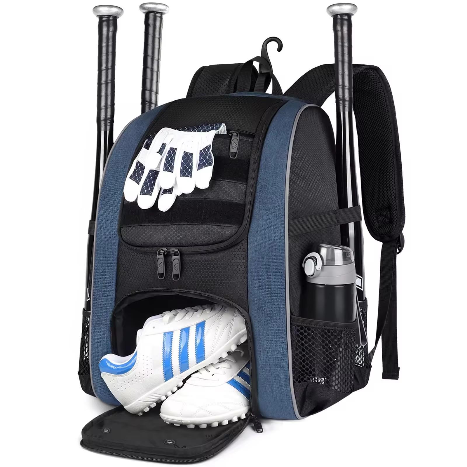 New Fashion High-capacity Lightweight Gym Softball Bat Backpacks Sport Bag Sports Backpack Baseball bags